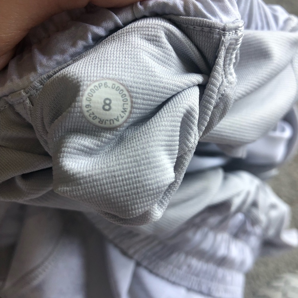 White Patterned Lululemon Shorts - image 5